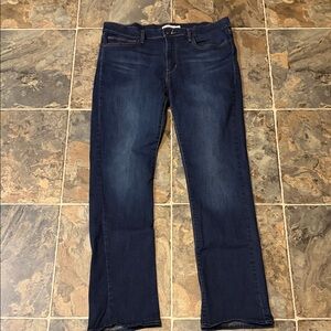 Levi's Dark Blue Straight Leg Jeans